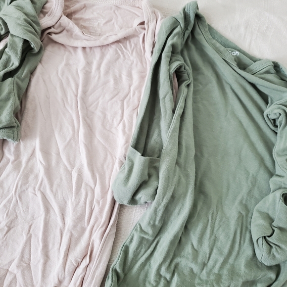 Sleep gowns bundle newborn 3 months gender neutral Goumi Baby Noah - Picture 7 of 9